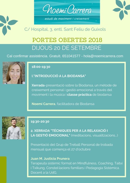 Portes Obertes_Noemí Carrera_Estudi de moviment i creixement